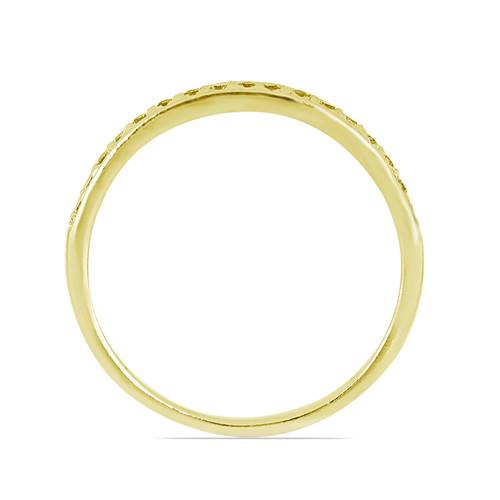 14K GOLD NATURAL WHITE DIAMOND GEMSTONE CLASSIC RING
